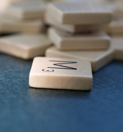 Gra w scrabble słowo na m