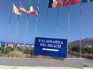 dojazd na plażę Falasarna