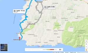 droga powrotna z elfanisi do kissamos