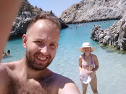 kreta z małym dzieckiem - plaża na krecie seitan limania beach